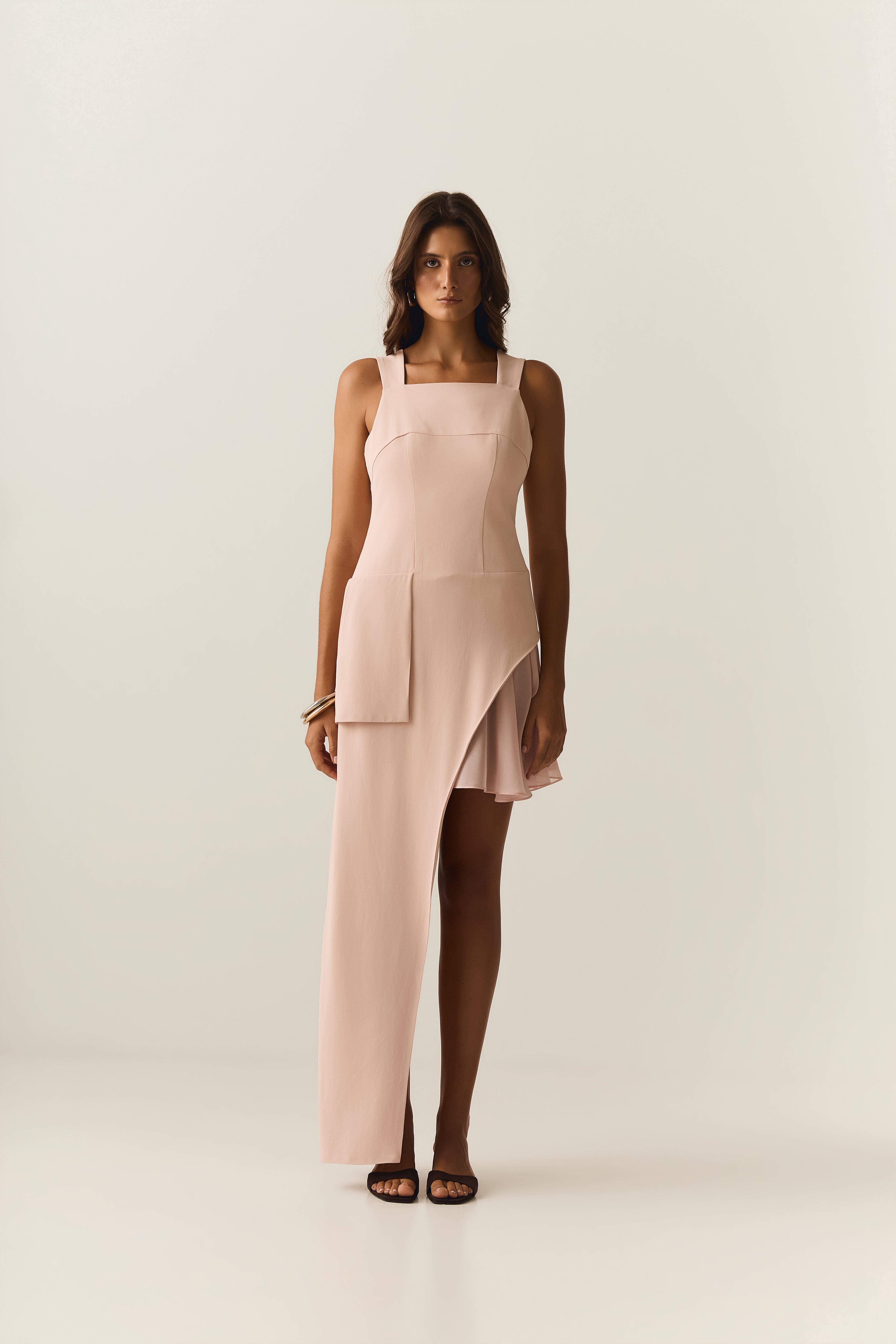 Vestido Assimétrico Malva