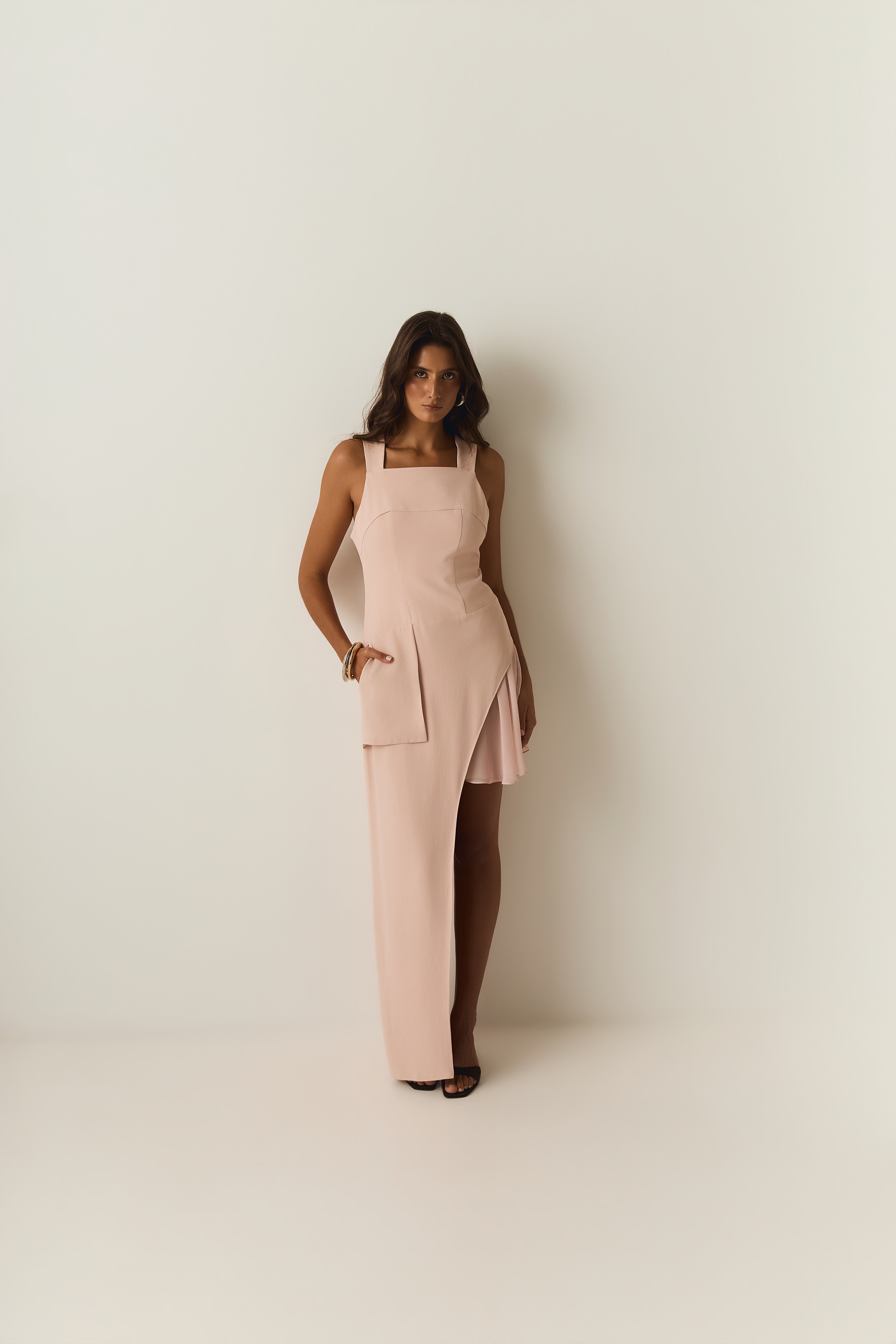 Vestido Assimétrico Malva
