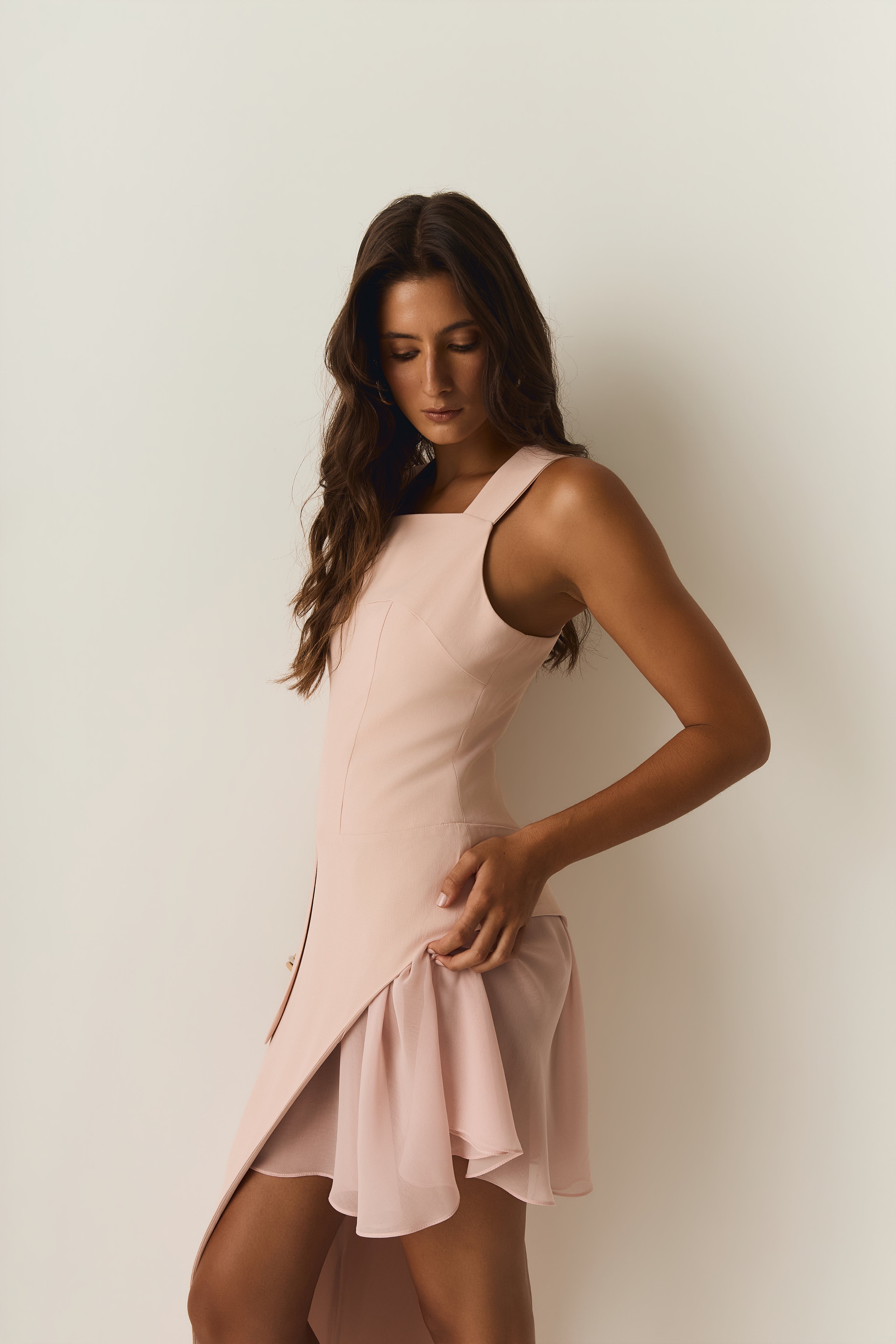 Vestido Assimétrico Malva