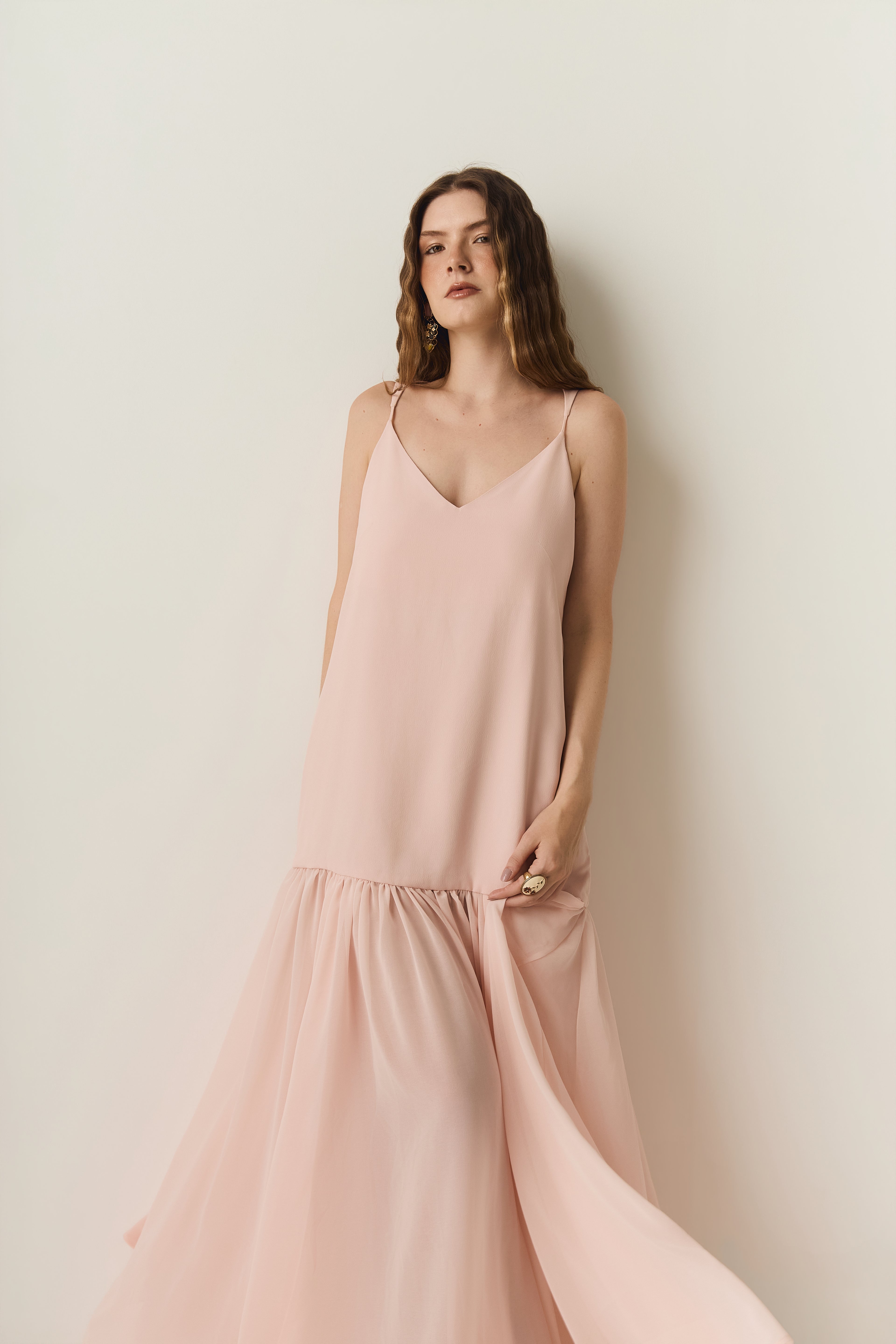 Vestido Longo Malva