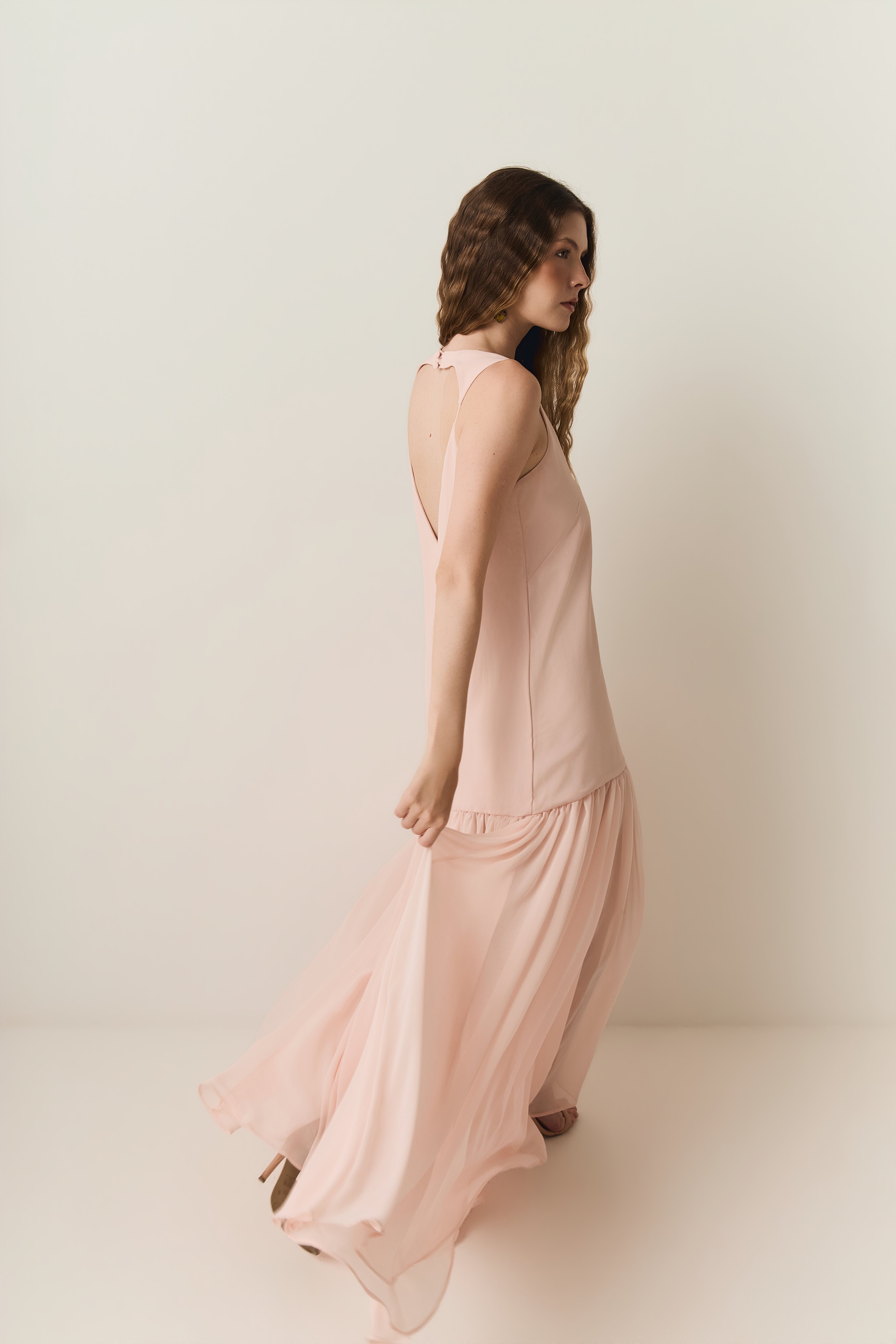 Vestido Longo Malva