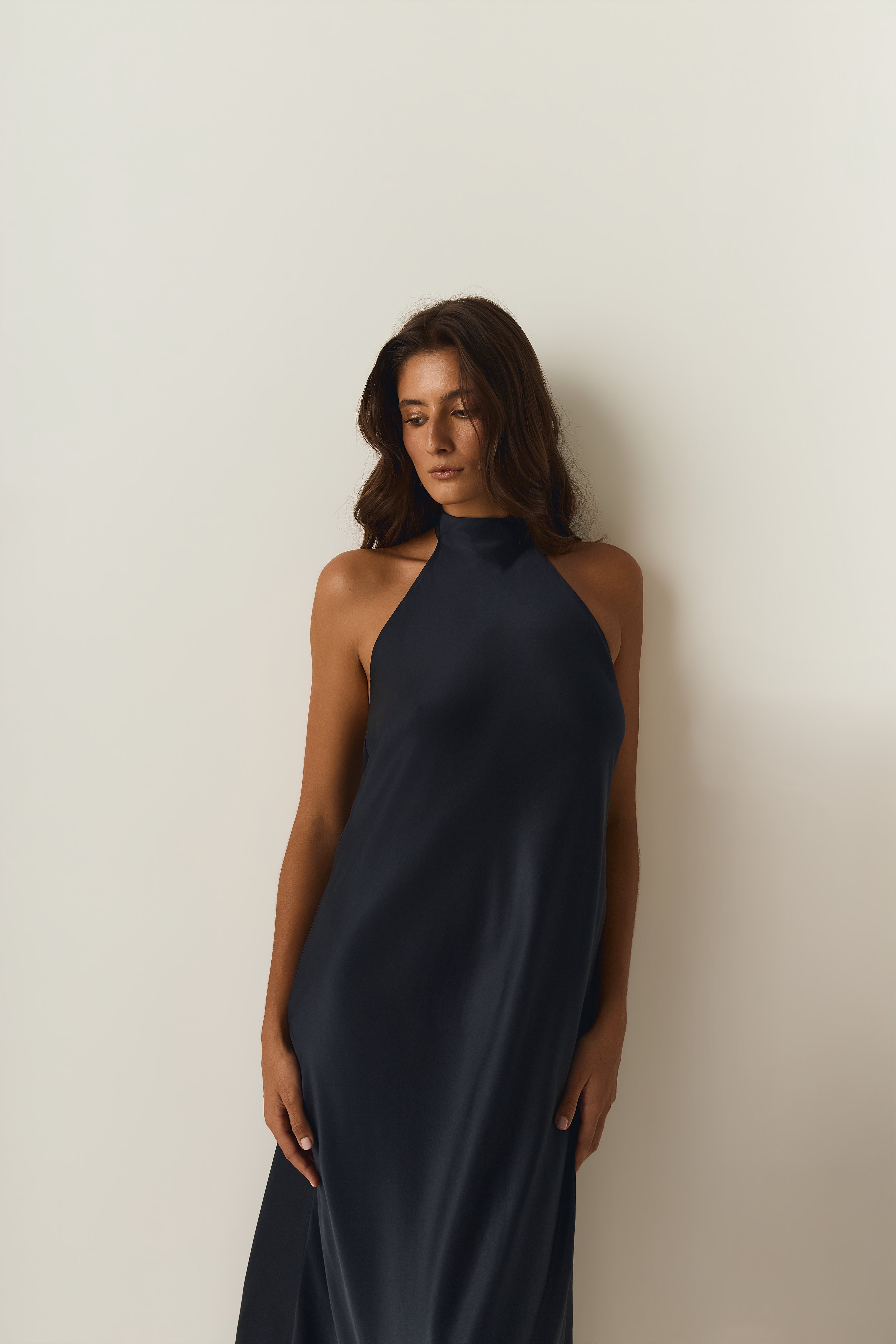 Vestido Seda Colina