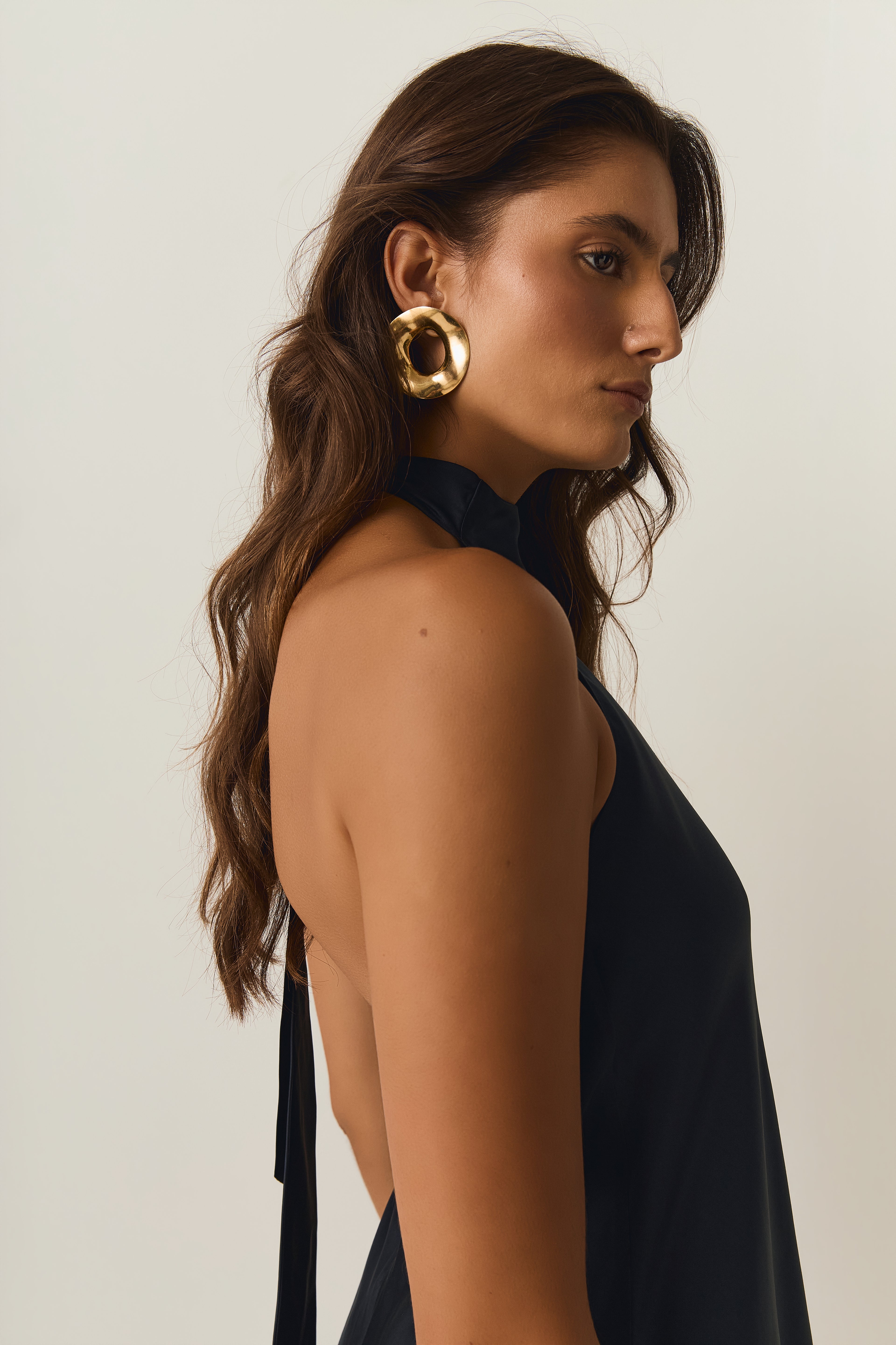 Vestido Seda Colina