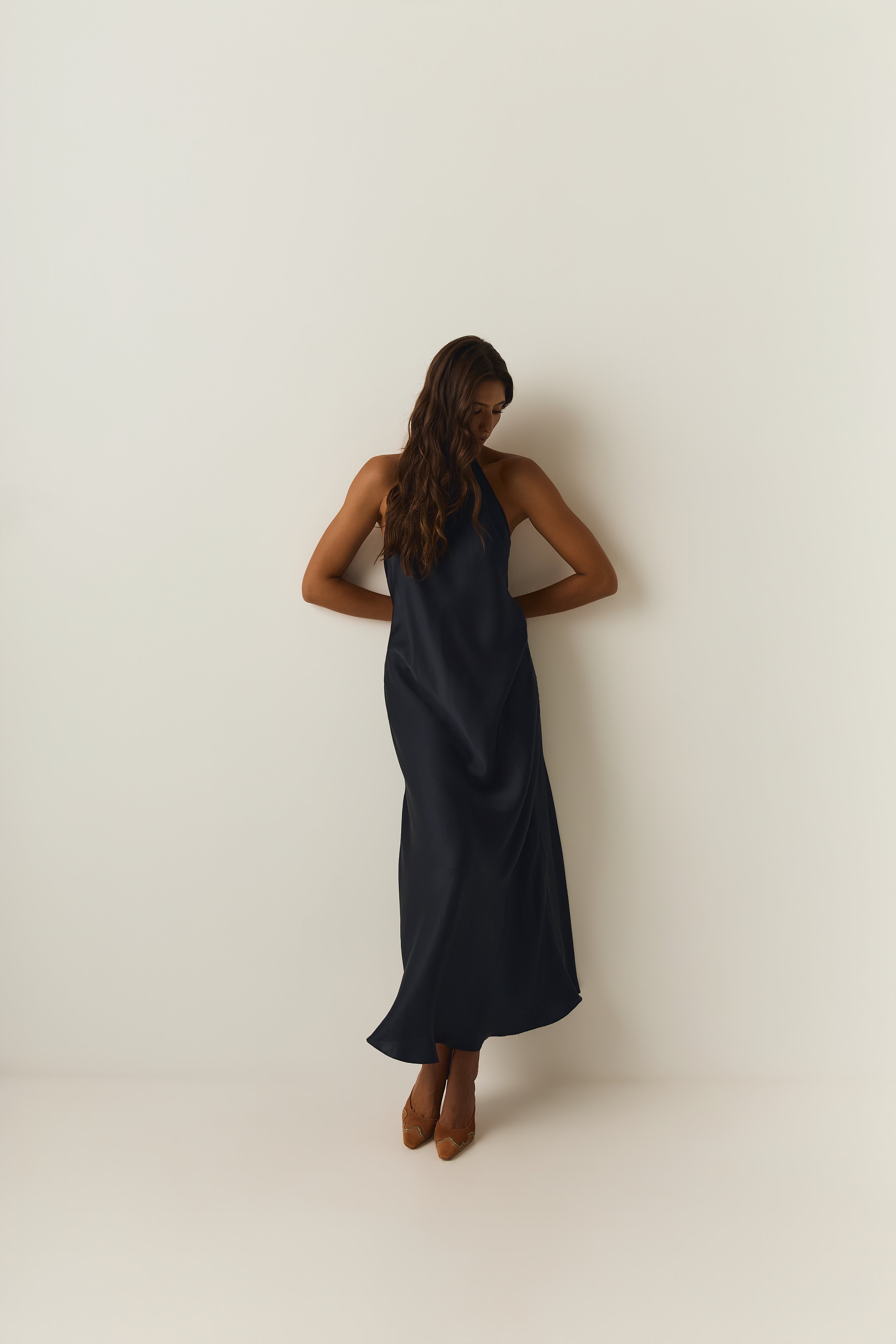 Vestido Seda Colina