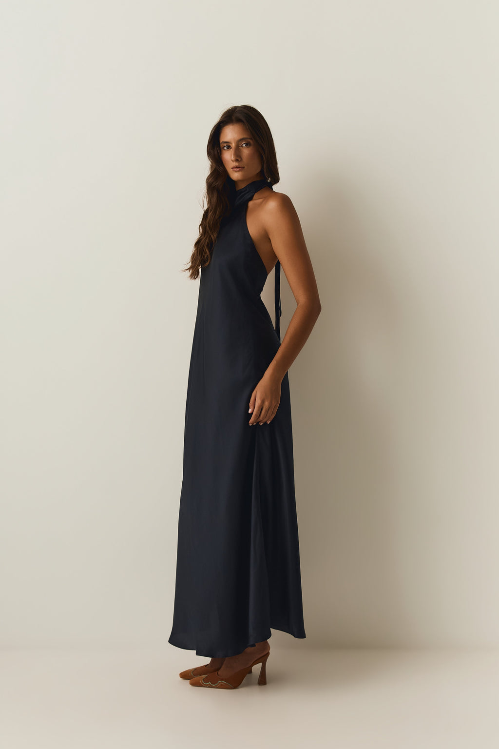 Vestido Seda Colina