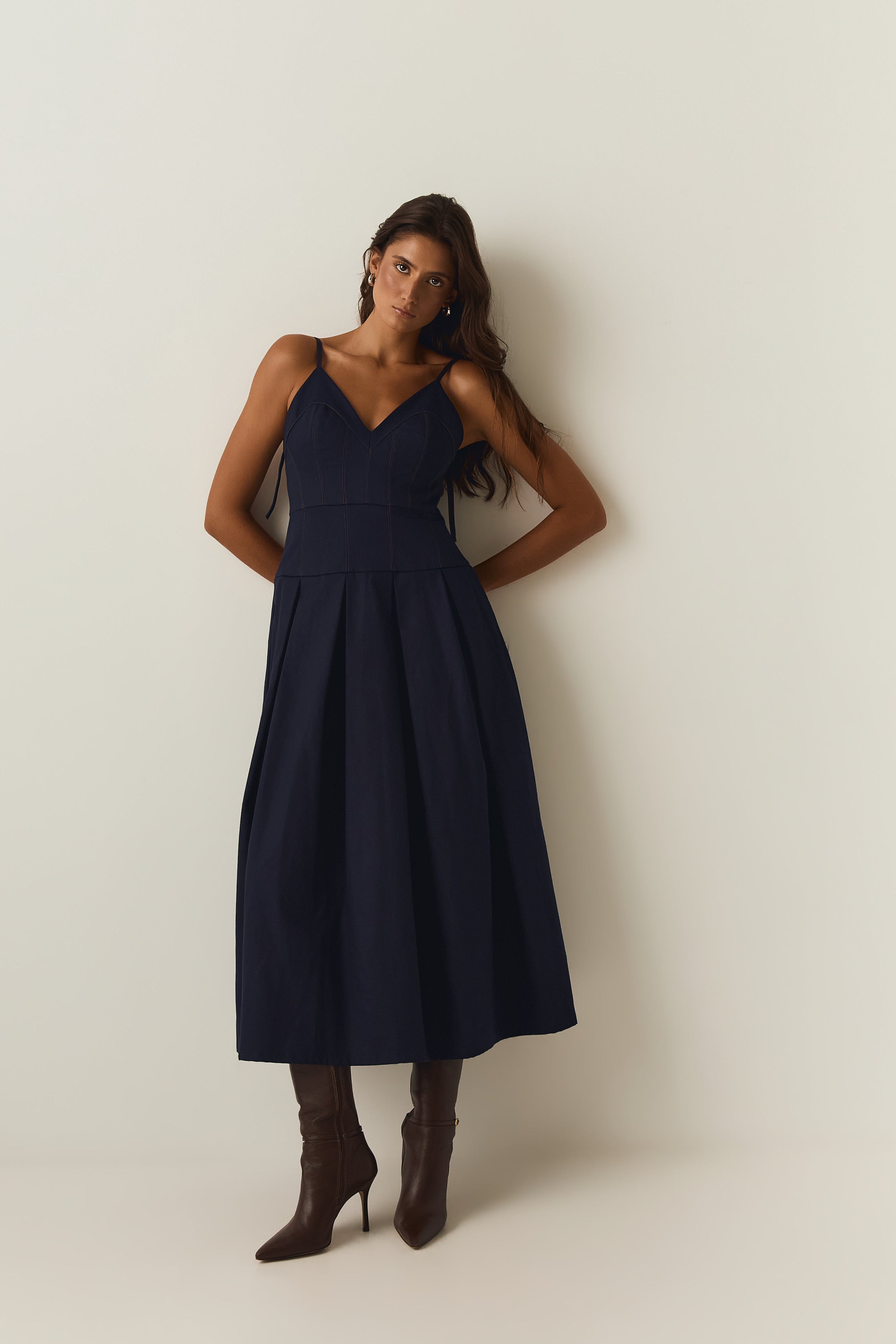 Vestido Sarja Estância